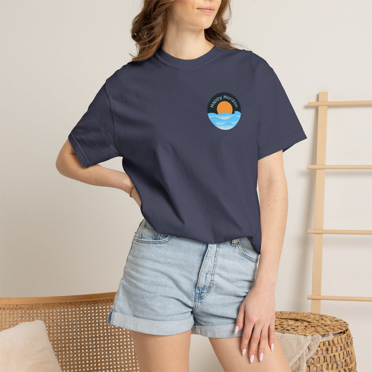 Happy Horizon Badge T-Shirt