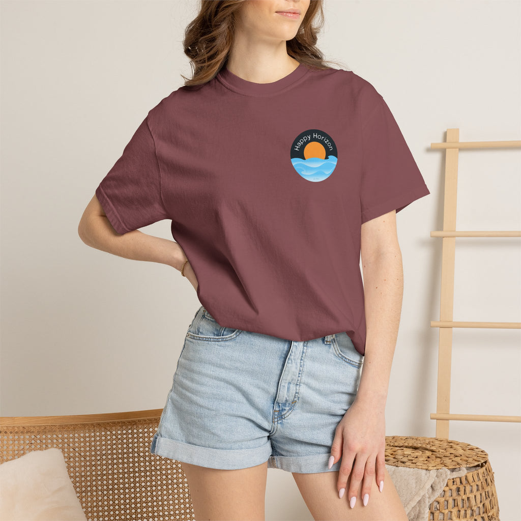 Happy Horizon Badge T-Shirt