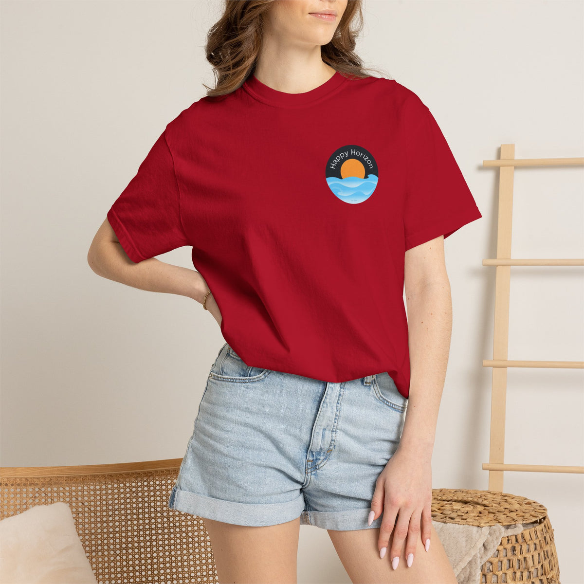 Happy Horizon Badge T-Shirt