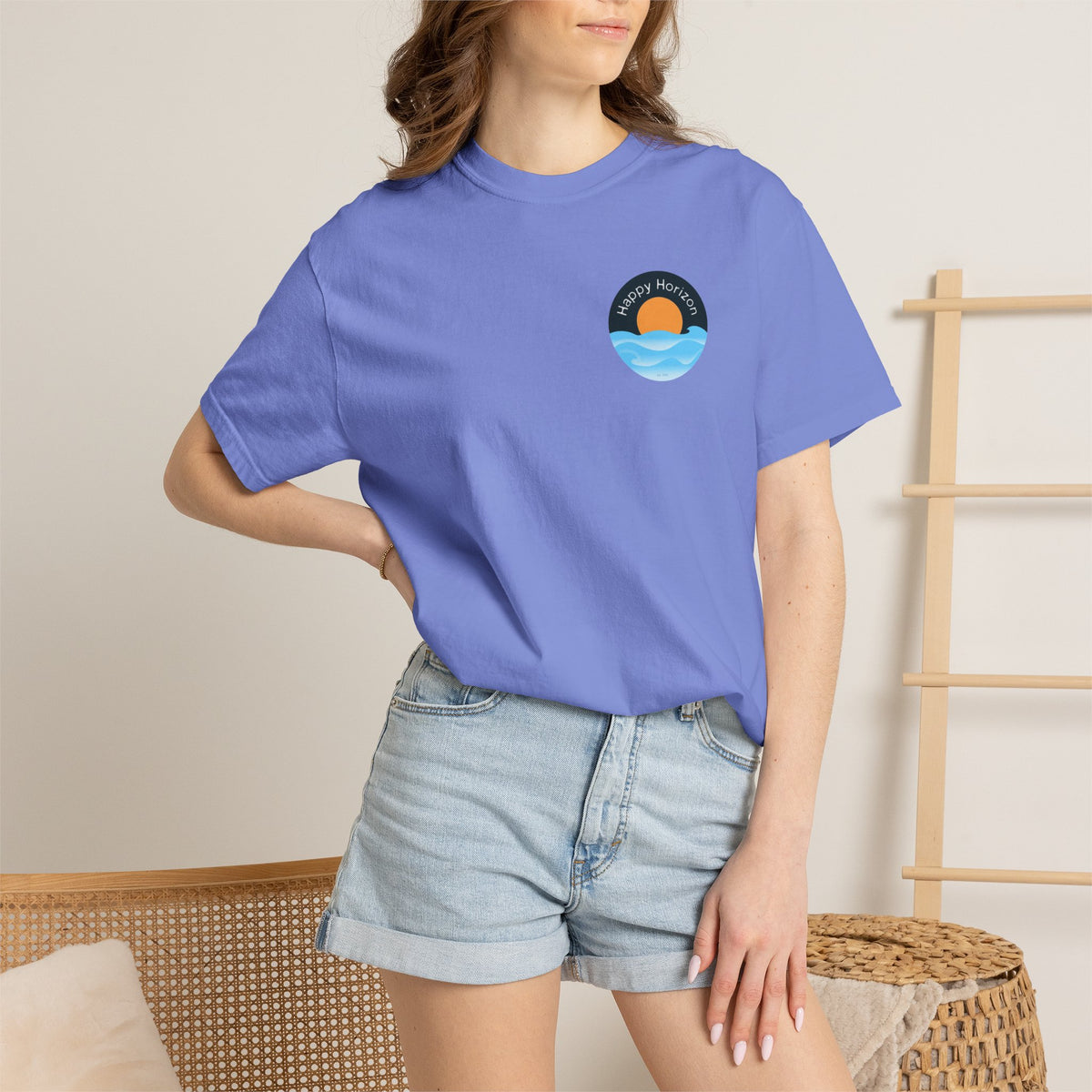 Happy Horizon Badge T-Shirt
