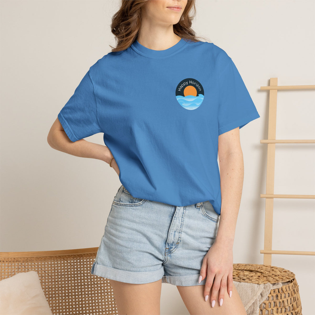 Happy Horizon Badge T-Shirt