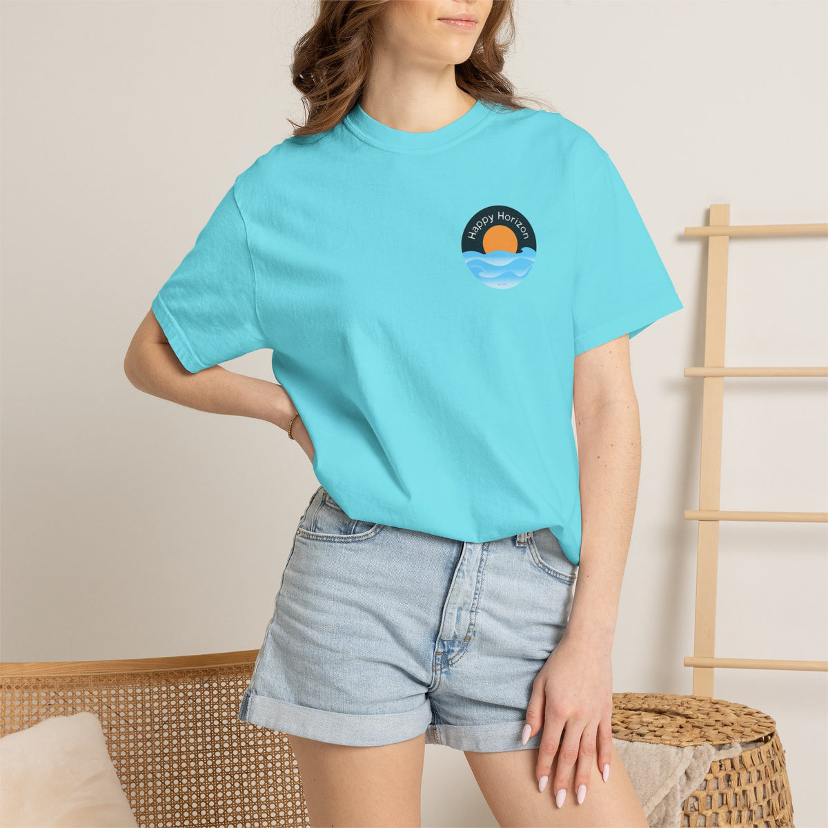 Happy Horizon Badge T-Shirt