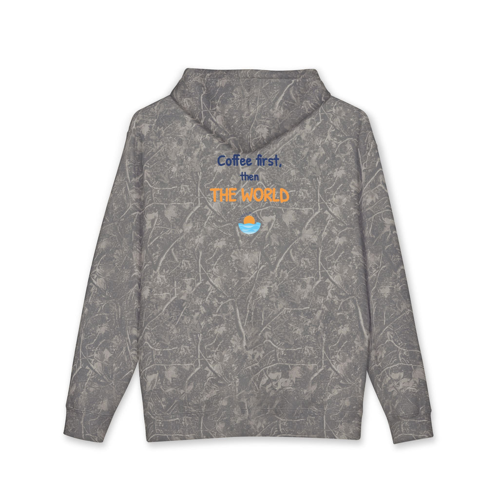 Coffee First Then The World Hoodie