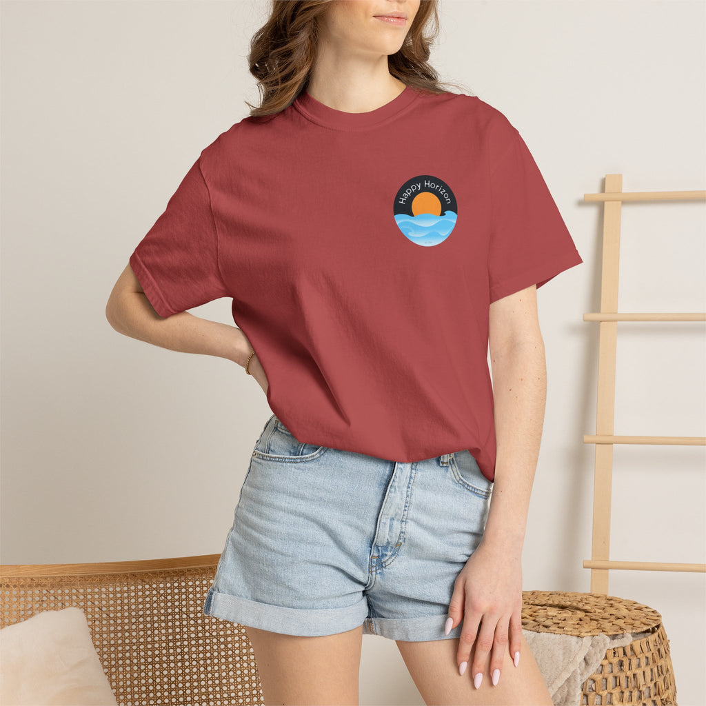 Happy Horizon Badge T-Shirt